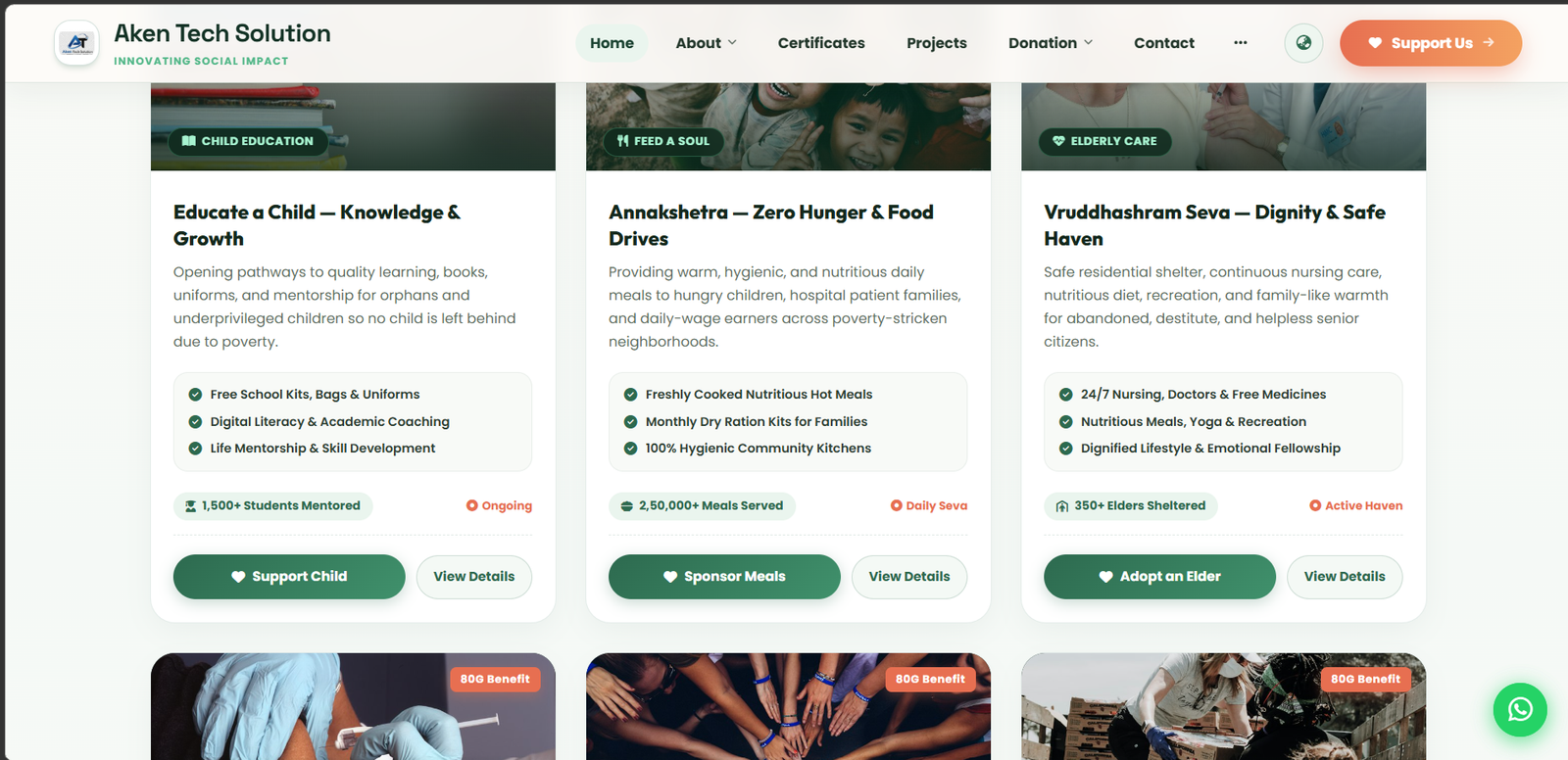 Official Trust Website Mockup